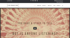 Desktop Screenshot of ezraproductions.com
